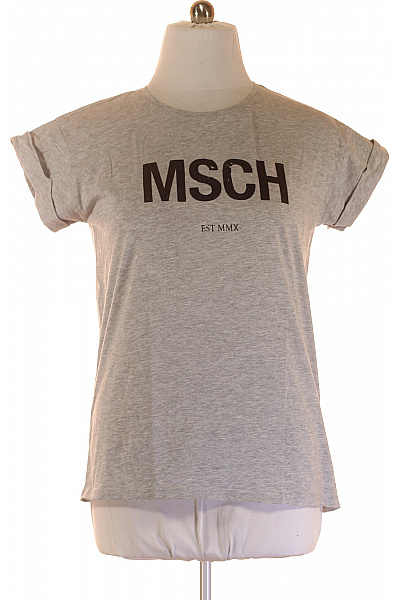 MSCH Copenhagen Dámské Tričko s Potiskem Šedé Vel. L