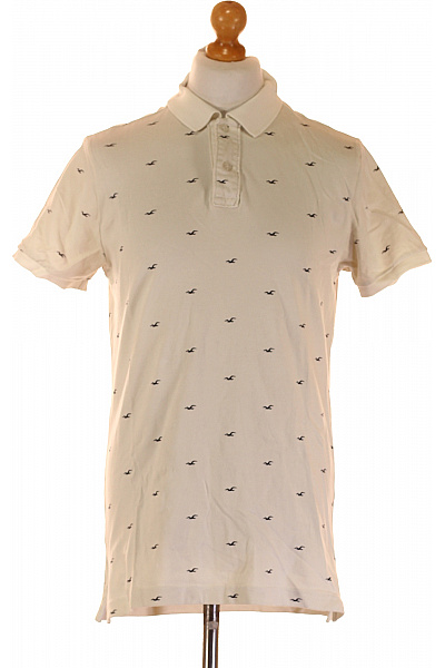 Pánské Tričko Béžové Hollister Vel. M