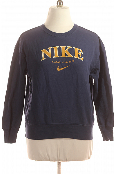 Sportovní Pánská Mikina Modrá Nike Vel. S