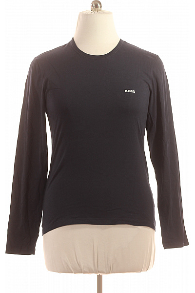 Hugo Boss Jednoduché Pánské Tričko Modré