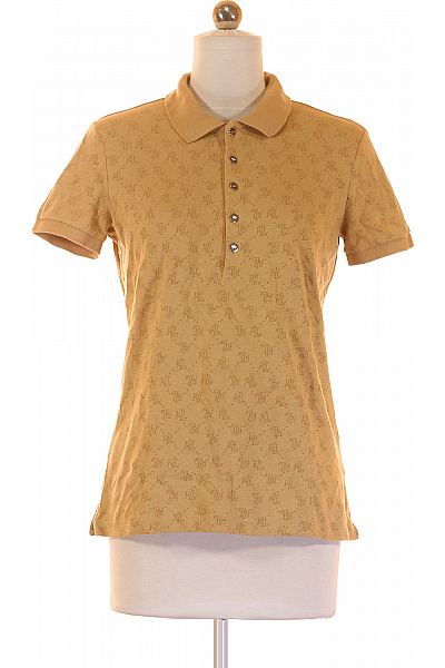 Dámské Polo Tričko Hnědé Ralph Lauren Second hand Vel. S