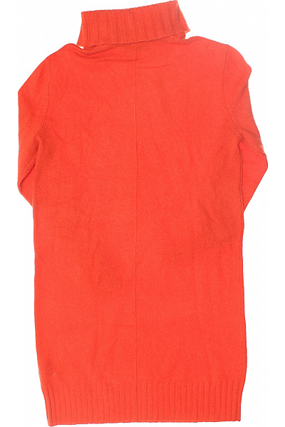 Pletené šaty Kašmírové Oranžové Vel. 36