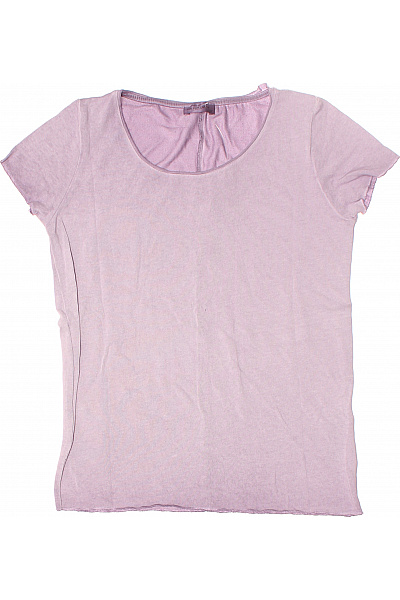 Jednoduché Dámské Tričko Fialové COTTON CANDY Vel. S