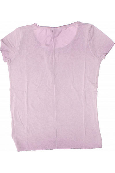 Jednoduché Dámské Tričko Fialové COTTON CANDY Vel. S