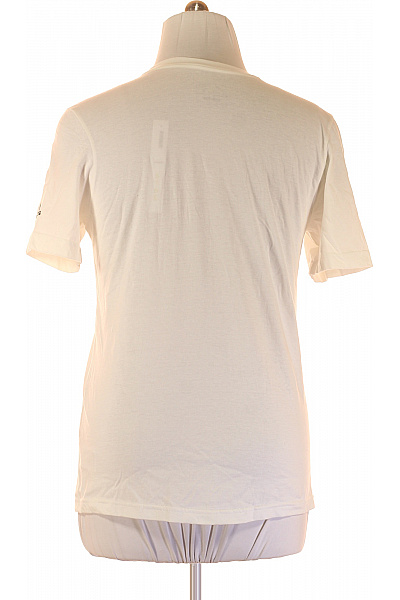 ADIDAS Sportovní Pánské Tričko Bílé Vel. M