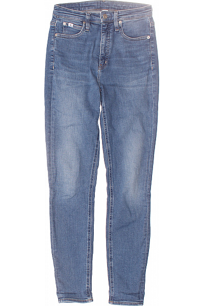 Dámské Džíny Modré Calvin Klein Second Hand Vel. 28