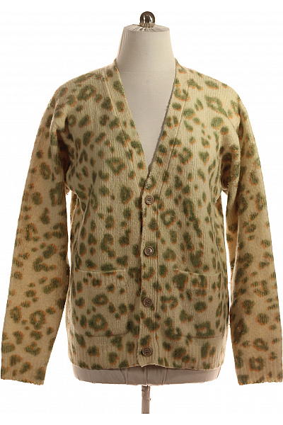 Pánský Svetr Meriný Barevný DRIES VAN NOTEN Vel. L