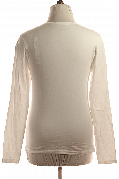 Hugo Boss Jednoduché Pánské Tričko Bílé