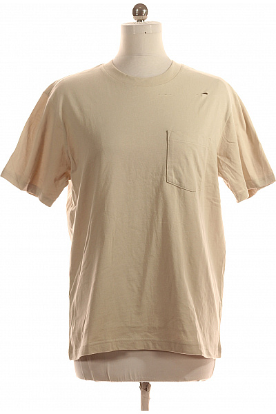 Jednoduché Pánské Tričko Béžové Gap Vel. M