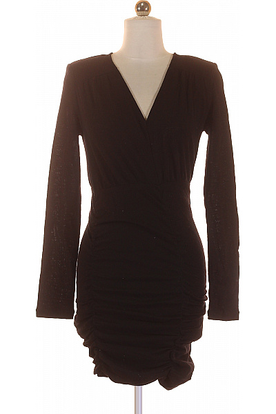 Šaty Vlněné Černé CLAUDIE PIERLOT