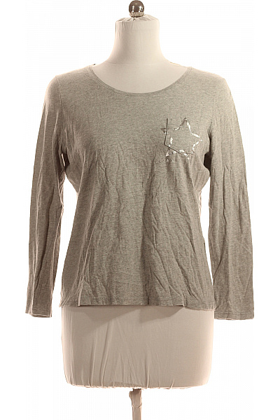 Jednoduché Dámské Tričko Šedé Esmara Vel. M