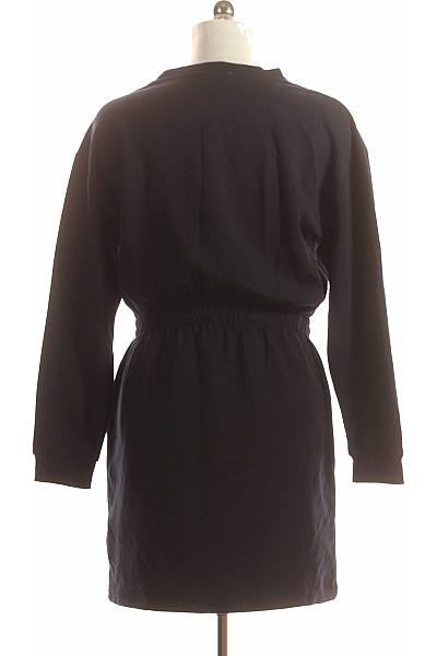  Mikinové Šaty Modré Vel. L