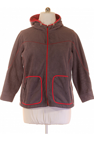 Dámská Mikina Rozepínací Šedá