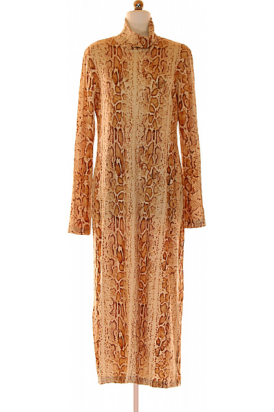 Tričkové  Šaty Hnědé Weekday Vel. L