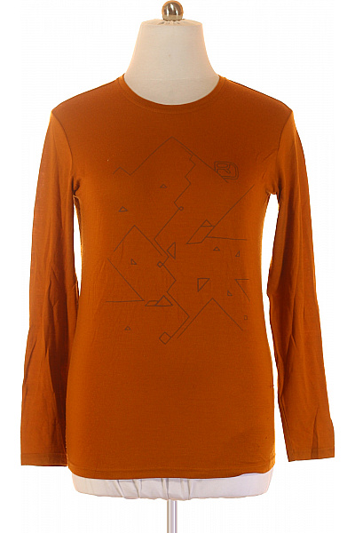 ORTOVOX Pánské Tričko Merino Oranžové Vel. M