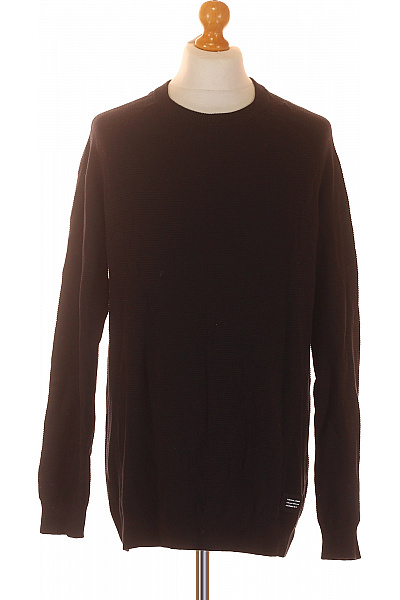 Pánský Pulovr Černý Vel. L