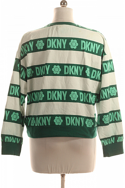 Dámská Mikina Bez Zapínání Zelená Donna Karan Vel. M