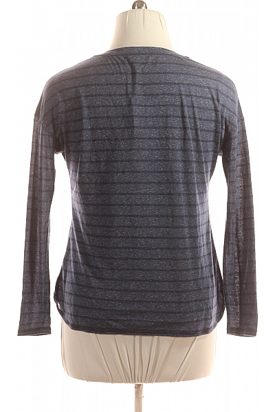 Jednoduché Dámské Tričko Modré Marks & Spencer