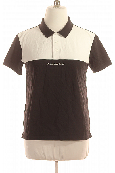 Pánské Tričko Černobílé Calvin Klein Vel. XL