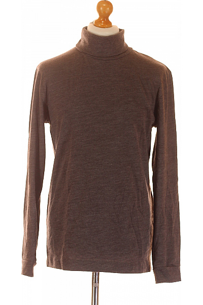 Scotch & Soda Jednoduché Pánské Tričko Merino Šedé Vel. L