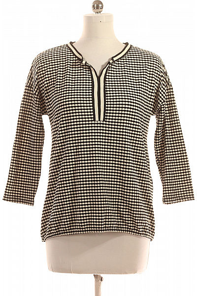 Vzorovaná  Halenka Černobílá Vel. M