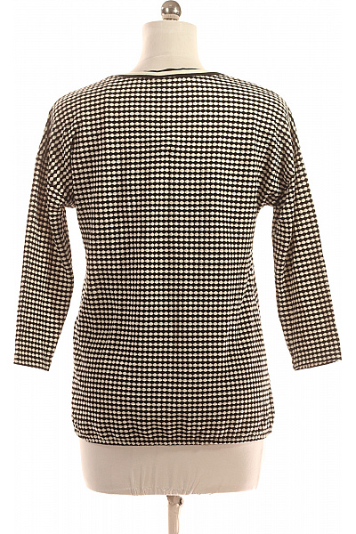 Vzorovaná  Halenka Černobílá Vel. M