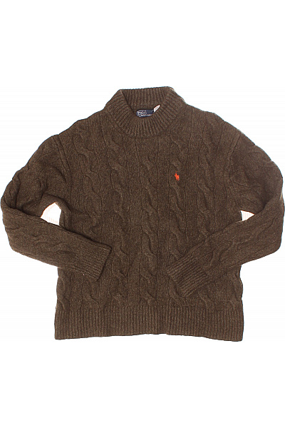 Chlapecký Svetr Kašmírové Zelené Ralph Lauren Vel. M