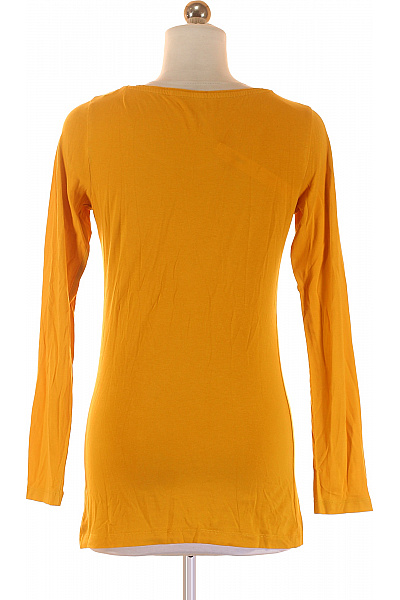 Jednoduché Dámské Tričko Žluté Esprit Vel. S