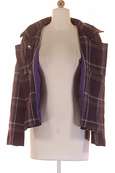 Marks & Spencer Krátký Dámský Kabát Fialový