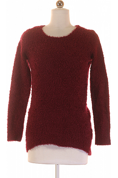 F&F Dámský Pulovr Vínový Vel. 34
