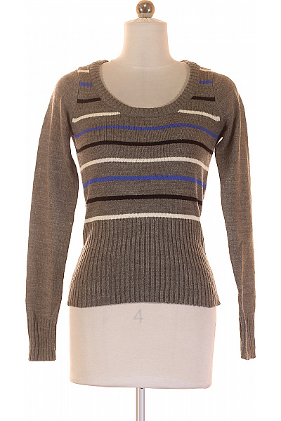 Dámský Svetr Šedý KENVELO Second hand Vel. XS