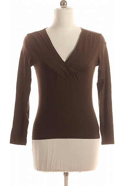 Dámské Tričko Hnědé Second hand Vel. 38