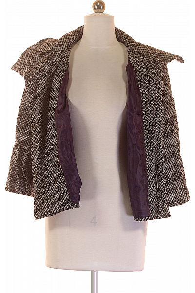 Dámský Kabát Černobílý