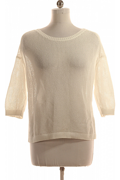 MARC AUREL Dámský Pulovr Bílý Second hand Vel. 38