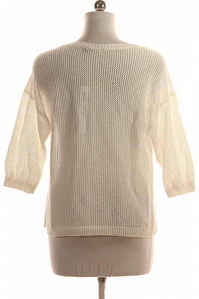 MARC AUREL Dámský Pulovr Bílý Second hand Vel. 38