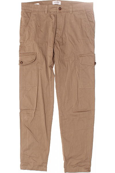 JACK & JONES Pánské Kalhoty Kapsáče Šedé Vel. 34