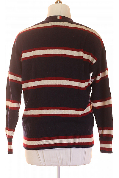 TOMMY HILFIGER Pánský Svetr Vlněný Barevný Vel. L