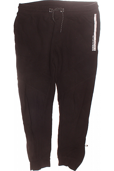 Pánské Tepláky Černé Vel. M