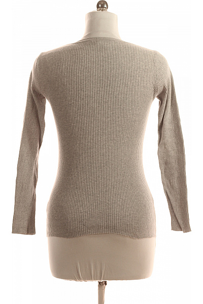 Jednoduché Dámské Tričko Šedé ATMOSPHERE Second hand Vel. 38