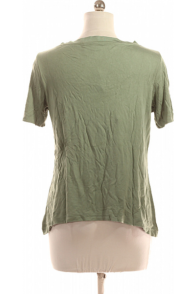 S.OLIVER Dámské Tričko s Potiskem Zelené Vel. 40