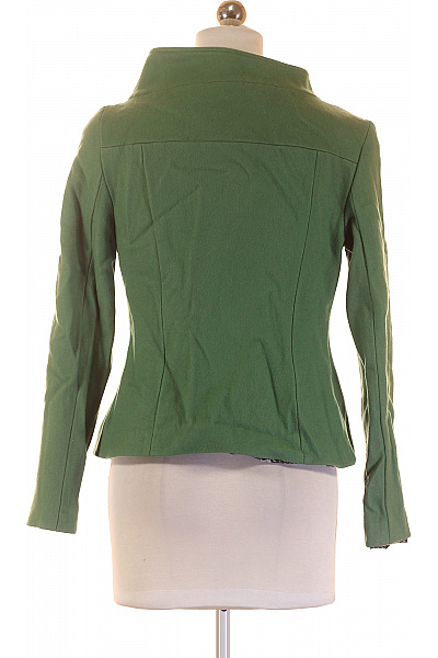 FEVER Dámský Kabát Vlněný Zelený