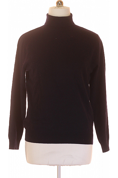 HUGENBERG Pánský Svetr Kašmírový Modrý Second hand Vel. XL