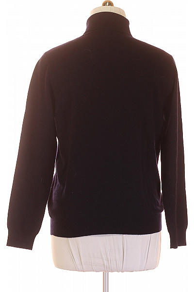 HUGENBERG Pánský Svetr Kašmírový Modrý Second hand Vel. XL