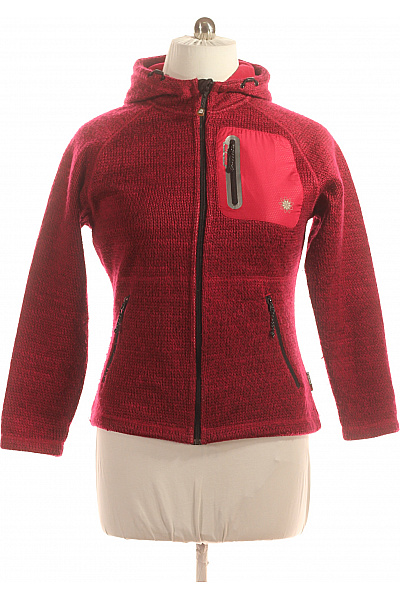 ALPINE PRO Dámská Mikina Rozepínací Růžová Vel. XL