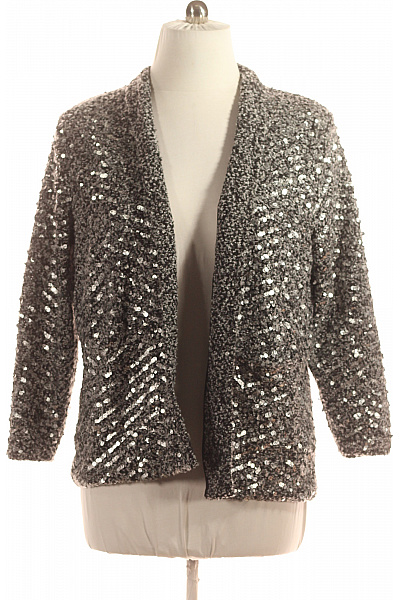 Dámské Blejzr Stříbrný Vel. XL