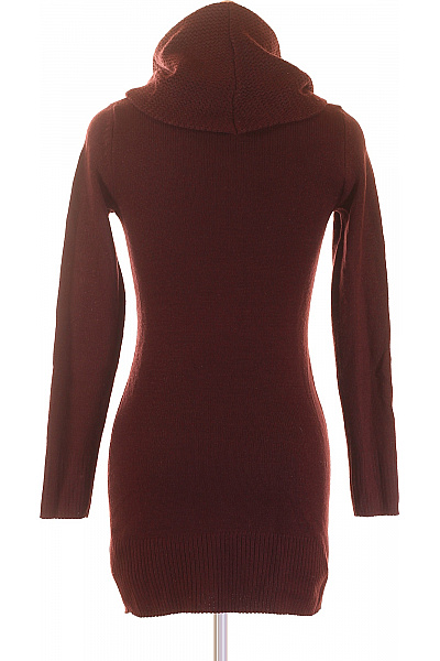  Šaty Pletené Fialové Second hand Vel.  XS