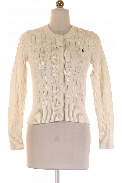 Dámský Cardigan Bílý Ralph Lauren Vel. XS