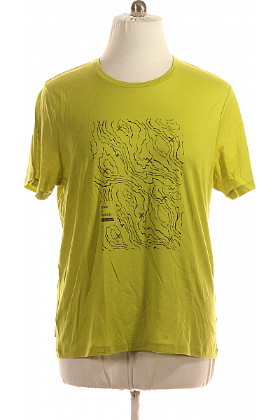 Icebreaker Pánské Tričko Vlněné Zelené Second Hand Vel. XL