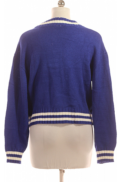 Dámský Svetr Modrý Second hand Vel. S