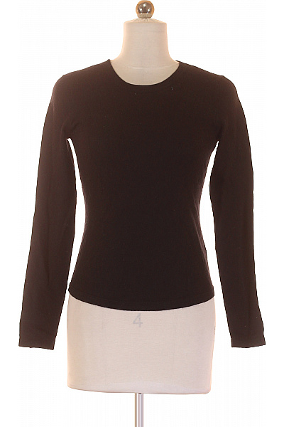 Dámský Svetr Hedvábný Černý BANANA REPUBLIC Second Hand Vel. S